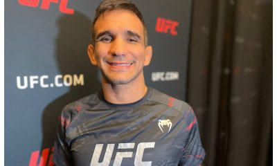Rani Yahya durante o media day do UFC Vegas 71