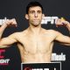 Steve Erceg passa pela balança na pesagem do UFC Vegas 89