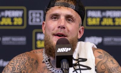 Jake Paul nocauteou Mike Perry no boxe.